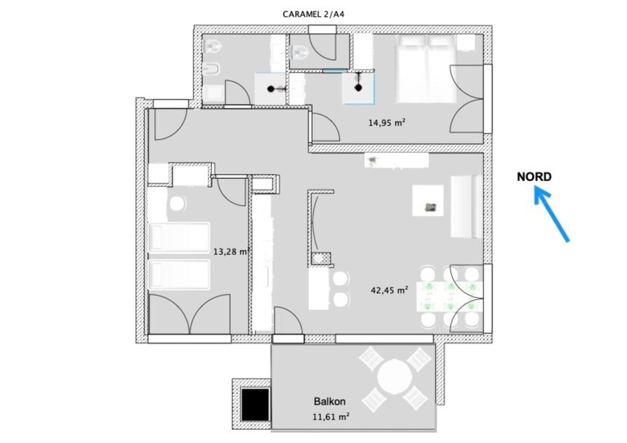 Ferienwohnung Mit Beheiztem Pool, 60 M Vom Strand 마슬레니차 외부 사진